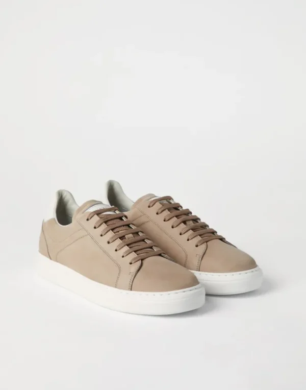 Nubuck calfskin sneakers