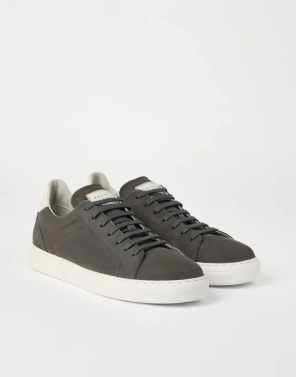 Nubuck calfskin sneakers