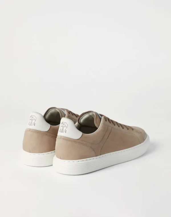 Nubuck calfskin sneakers