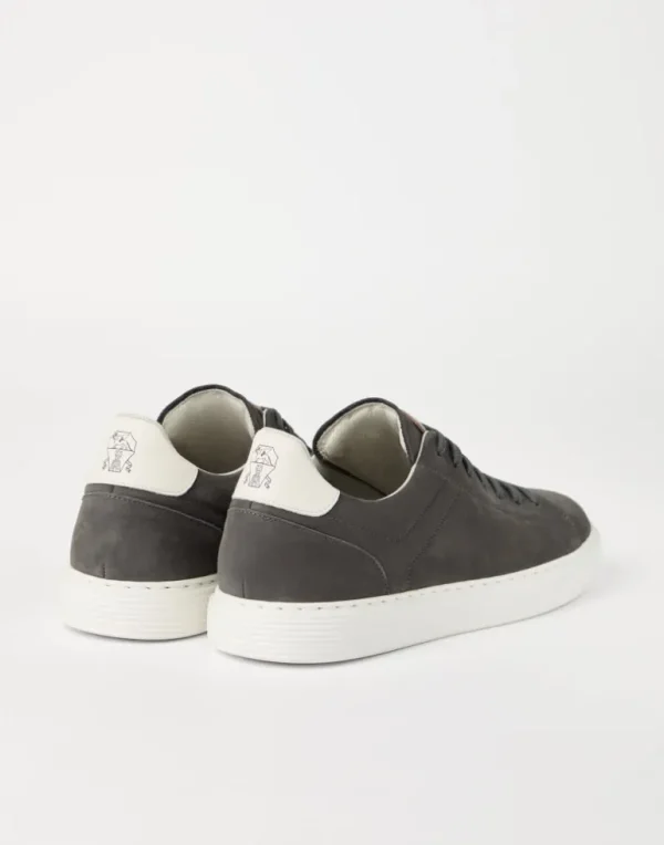 Nubuck calfskin sneakers