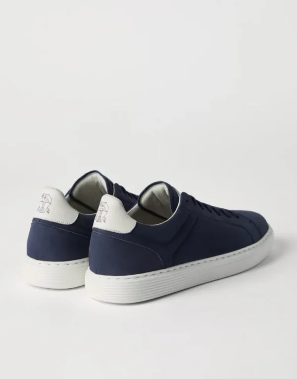 Nubuck calfskin sneakers