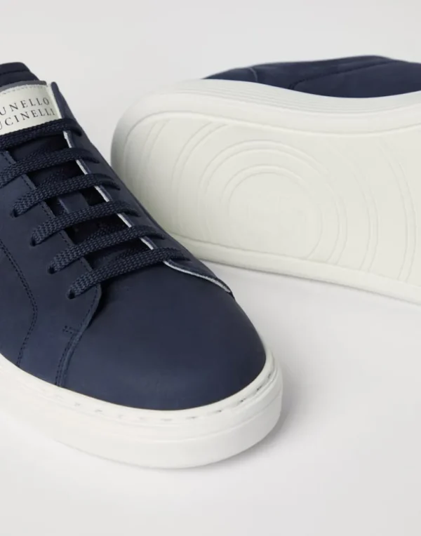 Nubuck calfskin sneakers