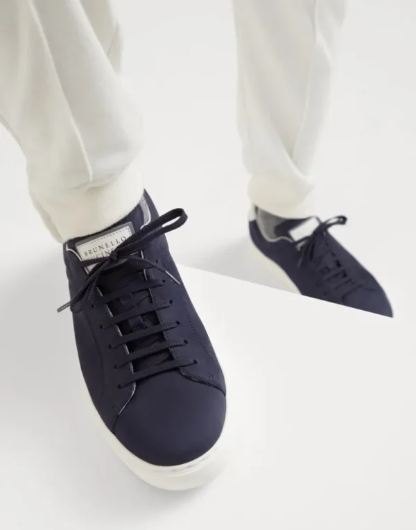 Nubuck calfskin sneakers