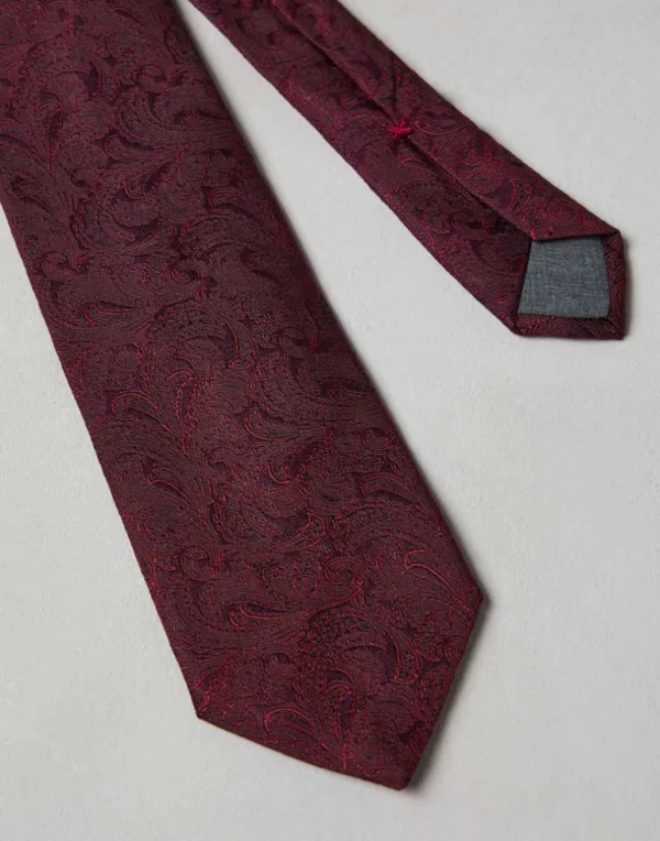 Paisley silk tie