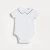 2-piece Baby Bernie bodysuit set in stretch cotton jersey