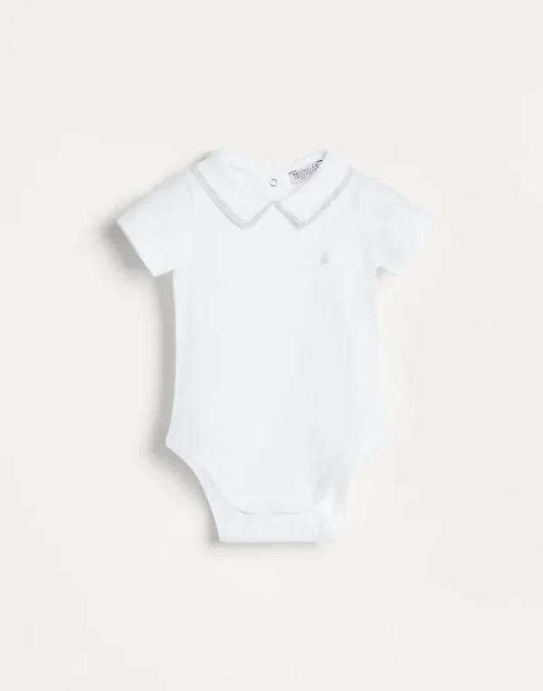 2-piece Baby Bernie bodysuit set in stretch cotton jersey