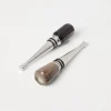 2-piece buffalo horn and steel stopper set