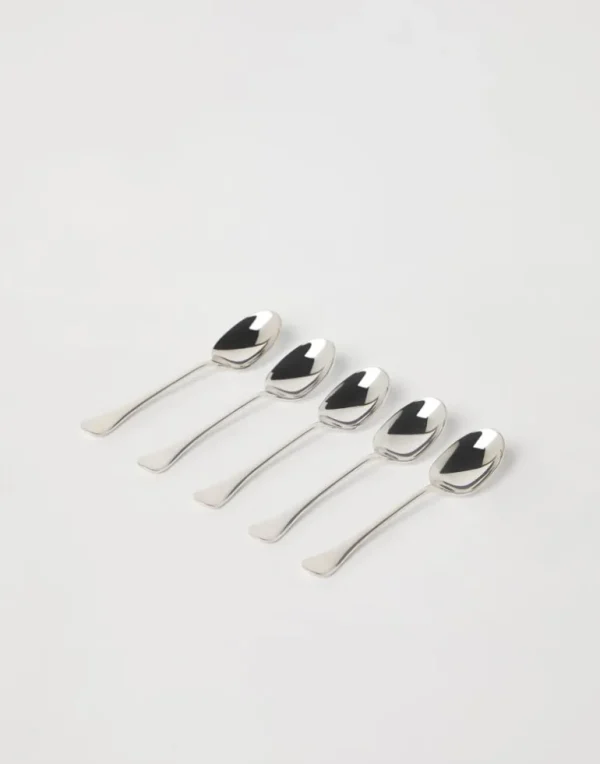 6-piece steel teaspoon set