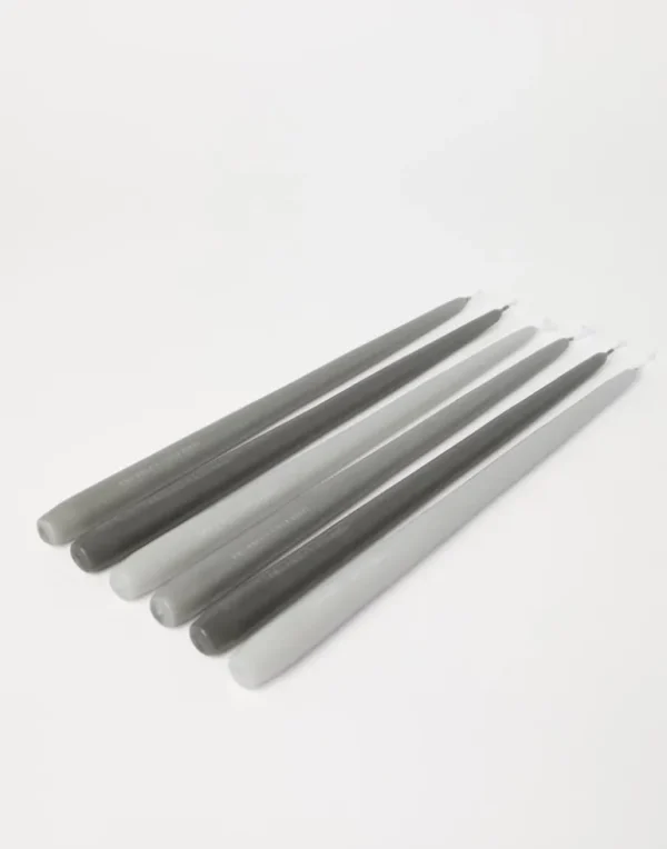 6-piece taper candle set