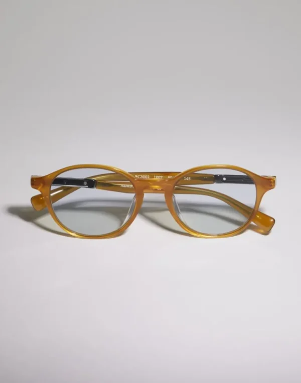 Sartorial Sunset acetate glasses