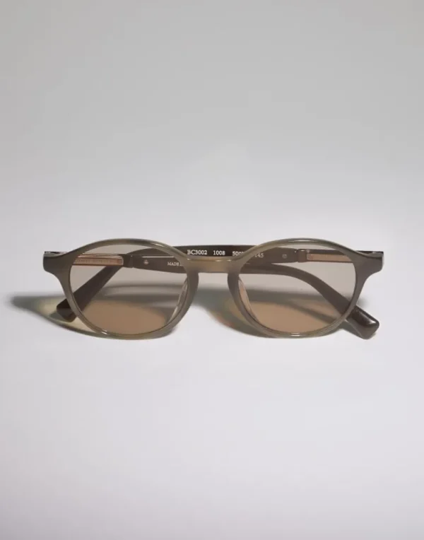 Sartorial Sunset acetate glasses