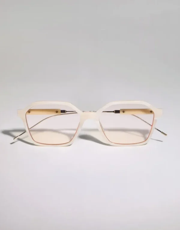 Sartorial Sunset acetate and palladium-plated titanium frame