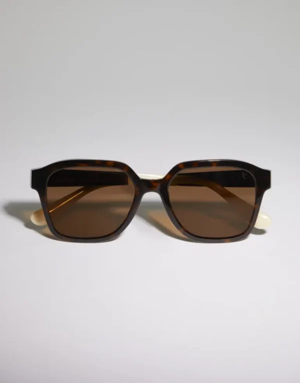 Sartorial Sunset acetate sunglasses with polarized lenses