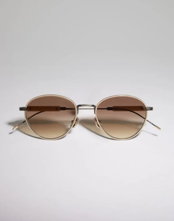 Sartorial Sunset titanium glasses