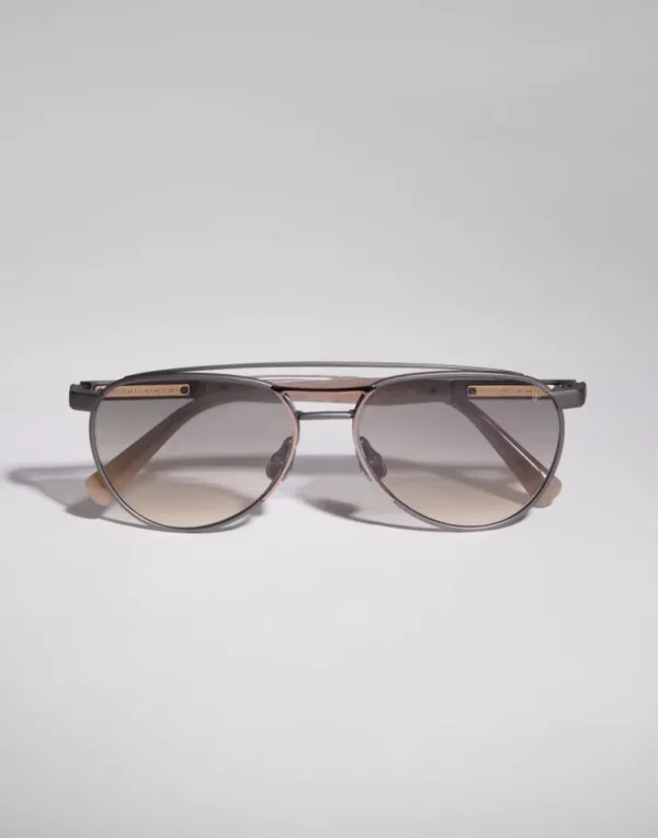 Sartorial Sunset titanium sunglasses