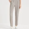 Silk and acetate crêpe cady tailored jogger trousers