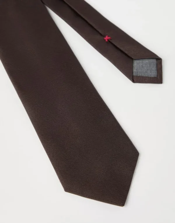 Silk twill tie