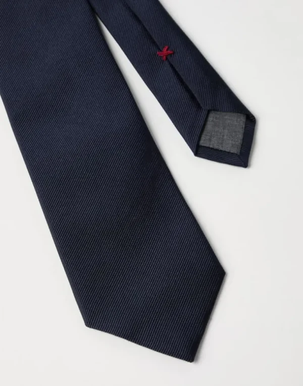 Silk twill tie