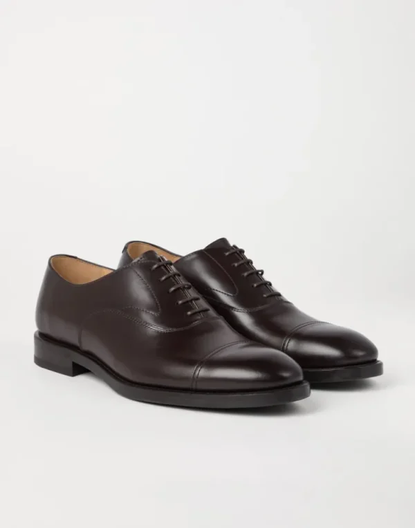 Smart calfskin cap toe Oxfords