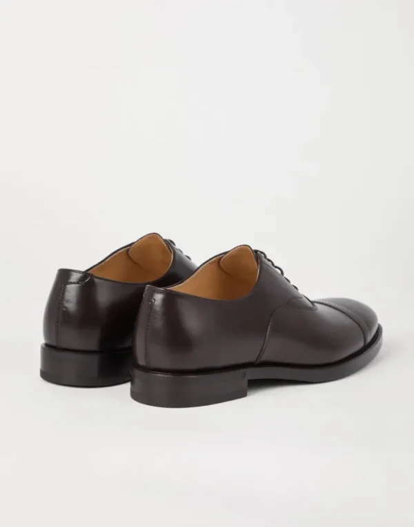 Smart calfskin cap toe Oxfords