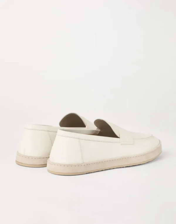 Soft calfskin loafer sneakers