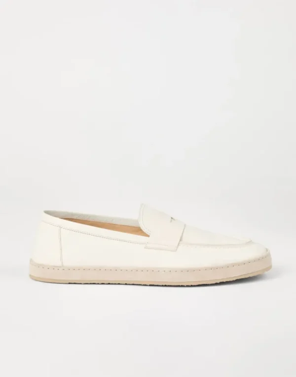 Soft calfskin loafer sneakers