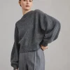 Sparkling & Dazzling cashmere and wool English rib sweater