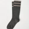 Sparkling cashmere knit socks