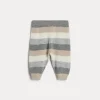 Striped cashmere Baby Bernie knit trousers