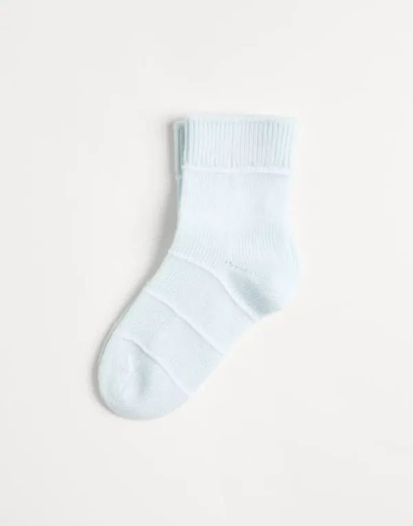 Striped cotton Baby Bernie knit socks