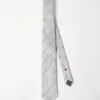 Striped silk tie