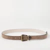 Suede belt with monili