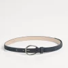 Suede belt with monili