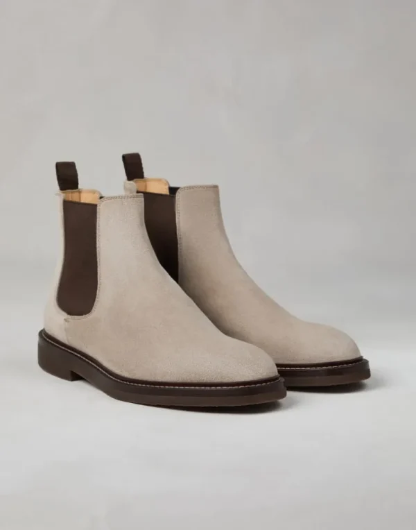 Suede Chelsea boots