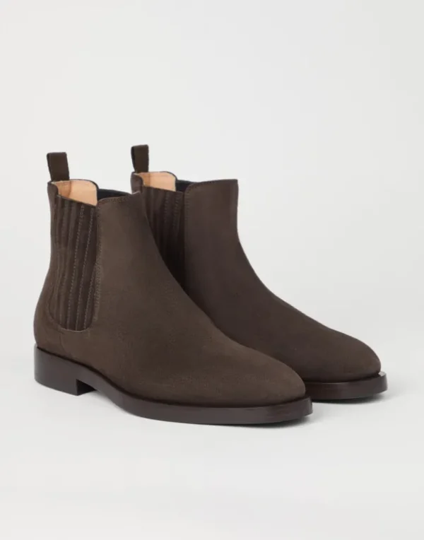 Suede Chelsea boots