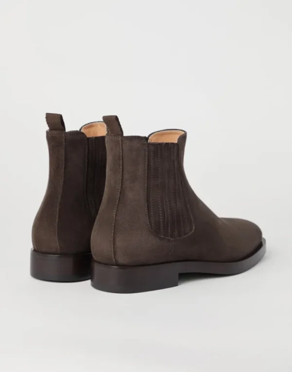 Suede Chelsea boots