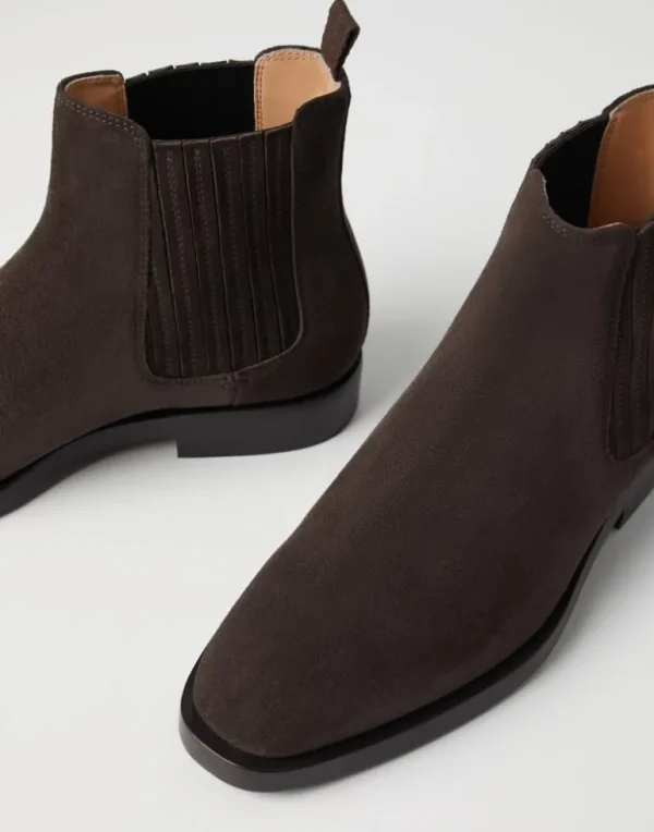 Suede Chelsea boots