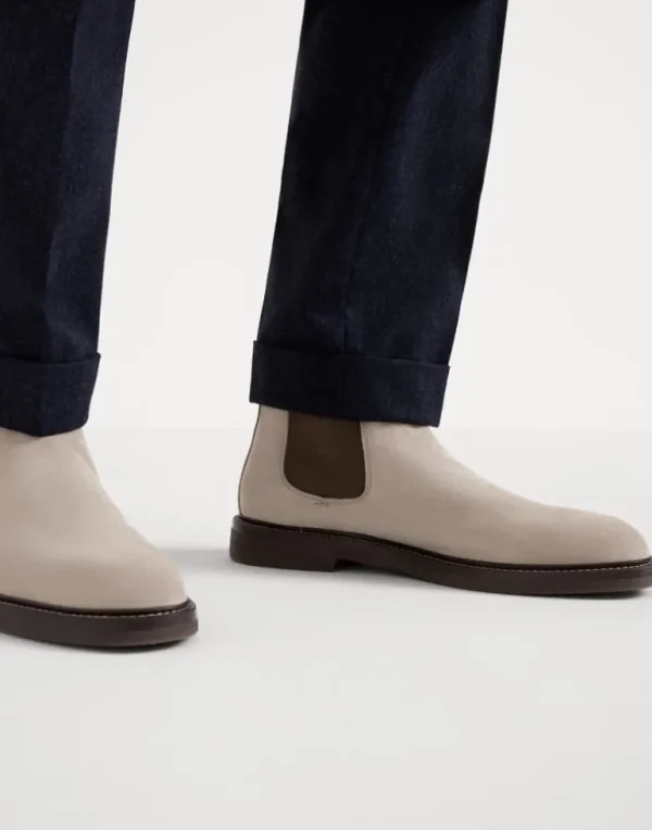 Suede Chelsea boots