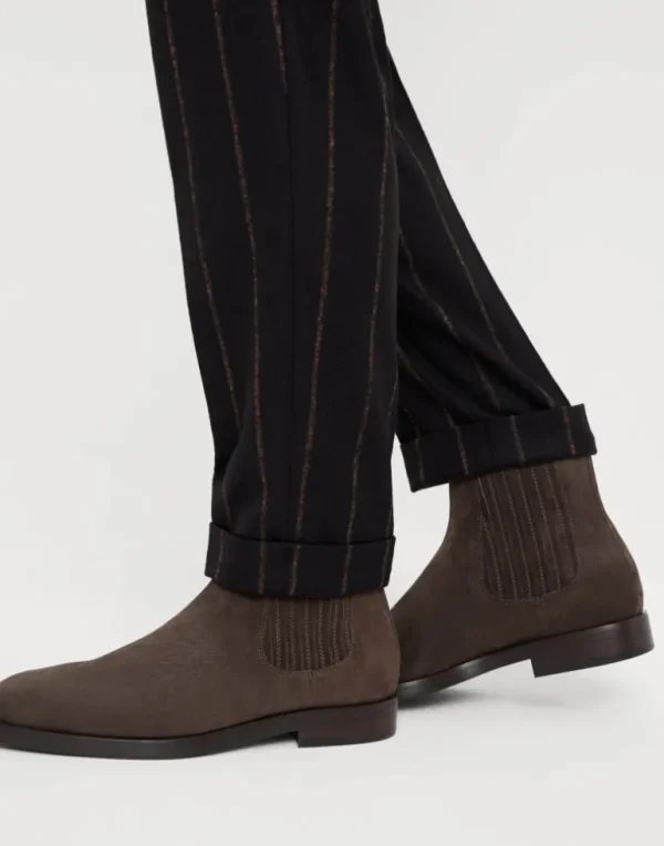 Suede Chelsea boots