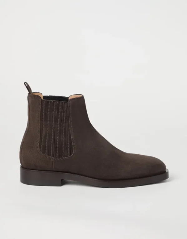 Suede Chelsea boots