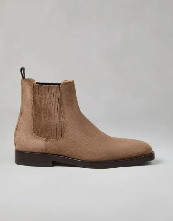 Suede Chelsea boots