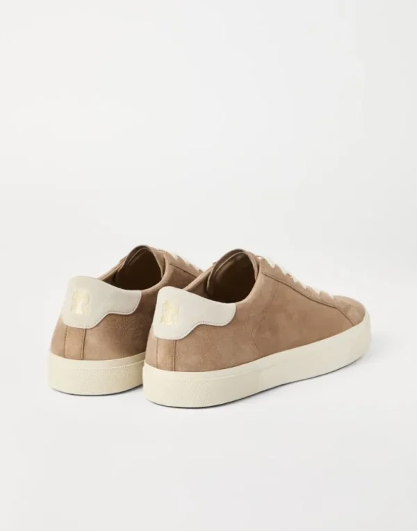 Suede sneakers