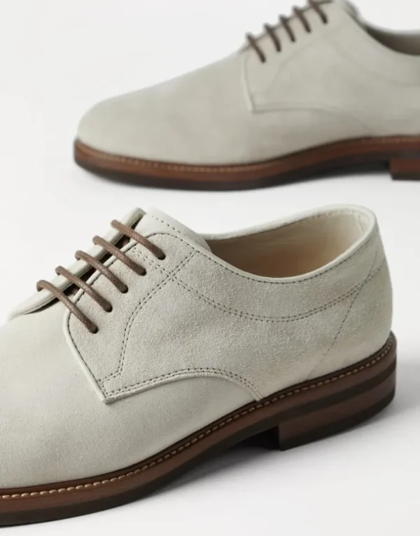 Suede unlined Derbys