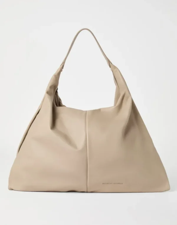 Swing hobo bag in nappa leather