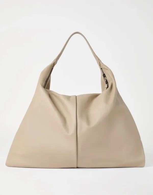 Swing hobo bag in nappa leather