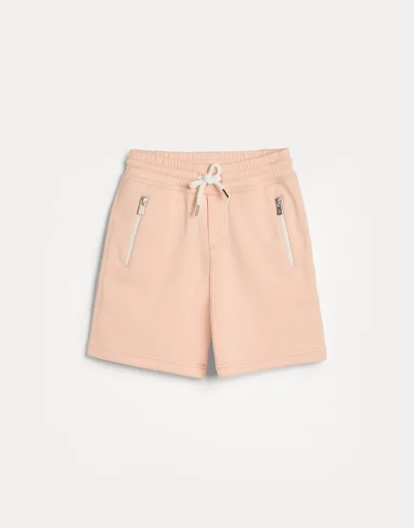 Techno cotton French terry Bermuda shorts