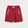 Techno cotton French terry Bermuda shorts