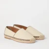 Techno raffia espadrilles with piping