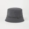 Tropical luxury wool bucket hat with shiny band