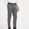 Virgin wool flannel Italian fit trousers